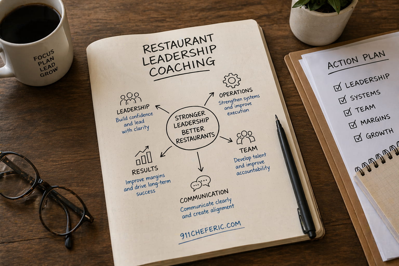 restaurant leadership coaching framework improving operations team communication and profitability