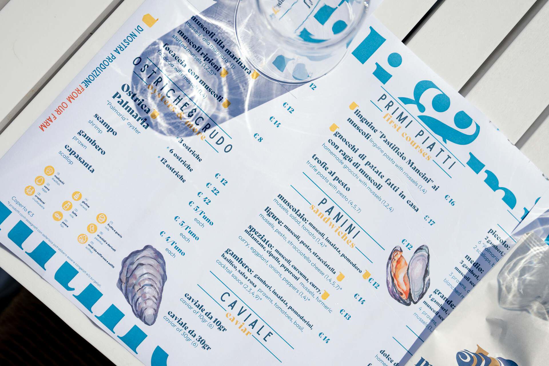 restaurant menu design showing pricing layout and menu engineering strategy
