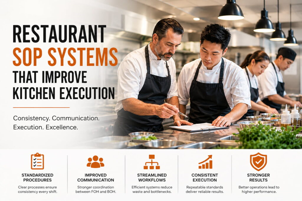 Restaurant SOP systems improving kitchen execution and operational consistency in Vancouver restaurant operations